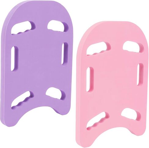 2 Pcs Swimming Training Kickboard for Adults Kid Kick Board 6 Integrated Hole Handle Summer Aid Float Equipment EVA Foam Swim Kick Board for Water Pool Boy Girl in Saudi Arabia