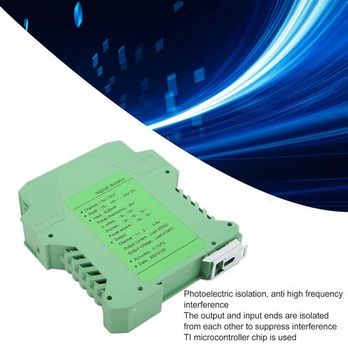 عازل الإشارة الحالية، عازل الإشارة الحالية DC 1 في 1 خارج 4‑20mA PLC وحدة مكيف الإشارة المضادة للتداخل 24 فولت للمعدات الصناعية in Saudi Arabia