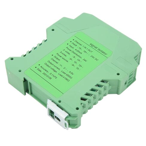 عازل الإشارة الحالية، عازل الإشارة الحالية DC 1 في 1 خارج 4‑20mA PLC وحدة مكيف الإشارة المضادة للتداخل 24 فولت للمعدات الصناعية in Saudi Arabia