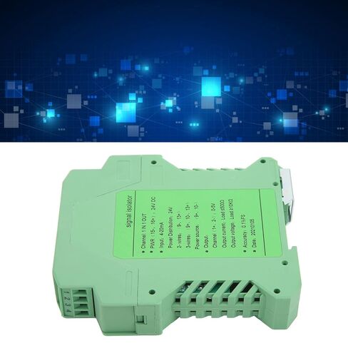 عازل الإشارة الحالية، عازل الإشارة الحالية DC 1 في 1 خارج 4‑20mA PLC وحدة مكيف الإشارة المضادة للتداخل 24 فولت للمعدات الصناعية in Saudi Arabia