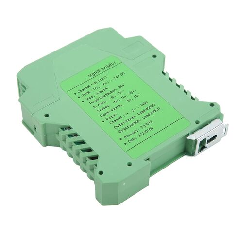عازل الإشارة الحالية، عازل الإشارة الحالية DC 1 في 1 خارج 4‑20mA PLC وحدة مكيف الإشارة المضادة للتداخل 24 فولت للمعدات الصناعية in Saudi Arabia