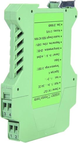 Isolator, DC 24V 1 in 1 Out Analog Current Isolator, 4-20mA Output, 100 * 22.5 * 114.5mm in Saudi Arabia