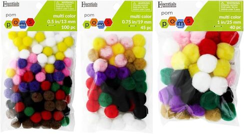 أساسيات من ليجر آرتس بوم بومس، أحمر، 3/4 بوصة، 45 قطعة في كل عبوة in Kuwait