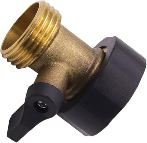Garden Brass Straight-Through Ball Valve European 3/4 Inlet and Outlet Threaded Water Pipe Joints in Kuwait