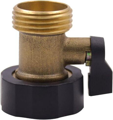 Garden Brass Straight-Through Ball Valve European 3/4 Inlet and Outlet Threaded Water Pipe Joints in Kuwait