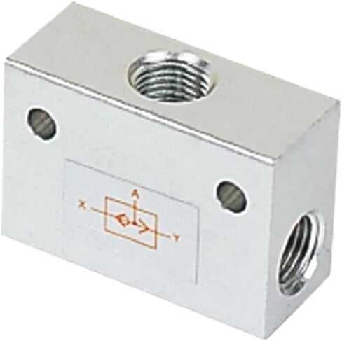 1PCS ST G Thread 1/8 1/4 3/8 1/2 3/4 1 Shuttle Valve 0~1.0 MPa Pneumatic air Valve Mechanical Valve(ST-10 G3-8) in Kuwait