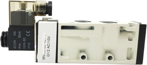 1PCS MVSC Pneumatic Valve Pneumatic Solenoid Valve G1/8" G1/4" G3/8" G1/2" G3/4" G1 Pneumatic Three-Way Four-Way Valve(MVSC600 4E1 25 G1) in Kuwait