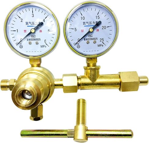 G 5/8" Brass High Pressure Nitrogen Regulator Valve YQD-370 Pressure Reducer 15Mpa Pressure Adjustment Range 0.4-4Mpa in Kuwait