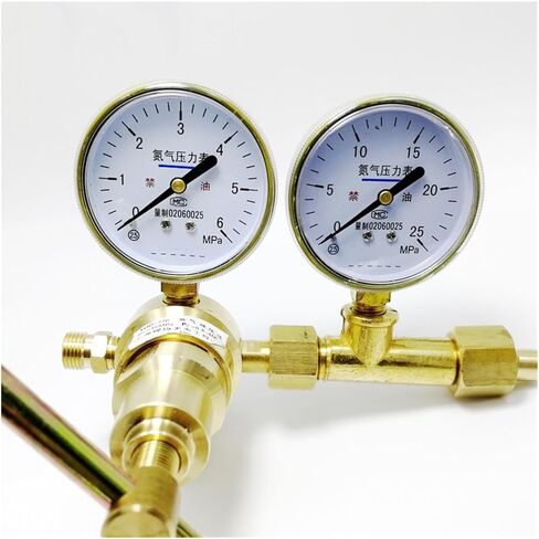 G 5/8" Brass High Pressure Nitrogen Regulator Valve YQD-370 Pressure Reducer 15Mpa Pressure Adjustment Range 0.4-4Mpa in Kuwait