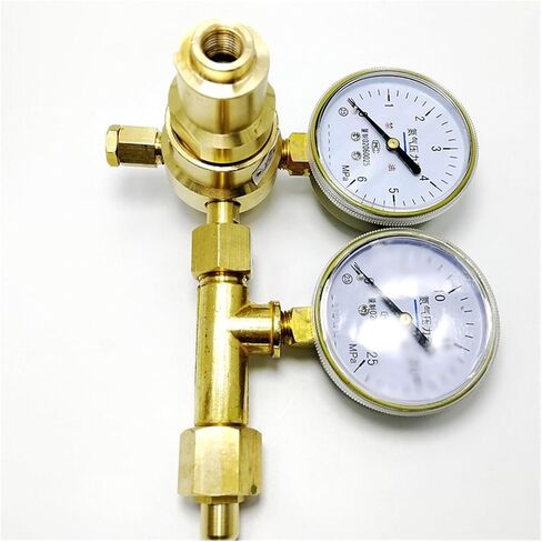 G 5/8" Brass High Pressure Nitrogen Regulator Valve YQD-370 Pressure Reducer 15Mpa Pressure Adjustment Range 0.4-4Mpa in Kuwait