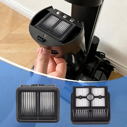 استبدال مرشحات الفراغ لـ Dreame H12 Pro / H12 Pro FlexReach / H12 Dual / H12 Pro Ultra / H13 Pro / H15 Pro / H15 Mix / G10 Pro، مكنسة كهربائية Mova M10 الرطبة والجافة - استبدال ملحقات الأجزاء، 5 عبوات in Kuwait