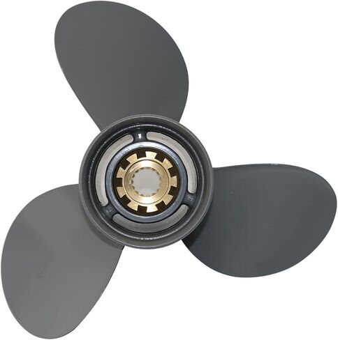 Aluminium Boat Propeller 13 1/4 x 17 Compatible with Honda Engine 60HP/75HP/90HP/115HP/130HP,3-Blade,15 Tooth(58130-ZW1-017AH)-Smooth Sailing in Saudi Arabia