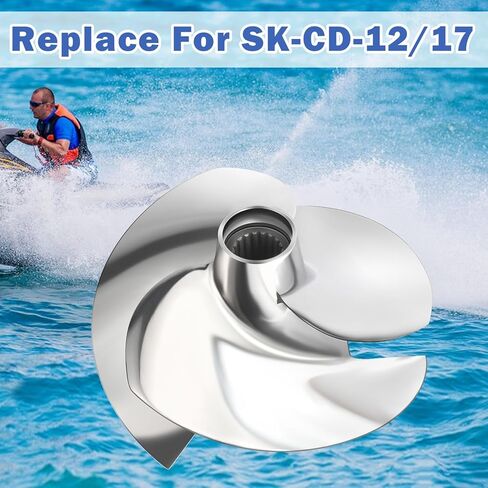 مجموعة مكره جت سكي لسولاس SK-CD-12/17 fit Sea-Doo Spark ACE 900 Spark ACE 900 HO Spark TRIXX 2014-مكره جديد 140 مم مع حلقة تآكل بلاستيكية، أداة إزالة المكره وحذاء المكره in Kuwait