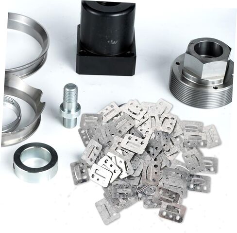 Artibetter 100Pcs PVC Wall Panel Buckles Stainless Steel Furniture Fixing Clamps for Integrated Wall Panels Metal Clamps for Home Decor Easy Installation in Saudi Arabia