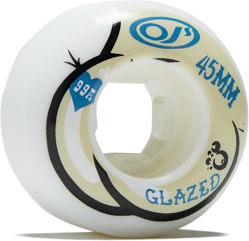 OJ 45mm Lil Dough Butts Mini Chubbies White 99a Skateboard Wheels in Kuwait