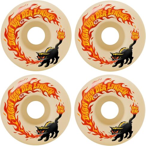 Spitfire Skateboard Wheels 55mm F4 99A Daan Pyrocat Classics Natural in Saudi Arabia