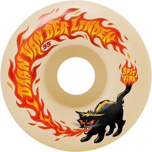 Spitfire Skateboard Wheels 55mm F4 99A Daan Pyrocat Classics Natural in Saudi Arabia