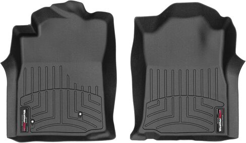 WeatherTech Custom Fit FloorLiners for Toyota Tacoma - 1st Row (440211), Black in Saudi Arabia