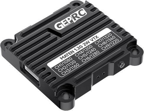 GEPRC MATEN 1.2G VTX for Drones – Adjustable Signal, Aluminum Cooling & Wide Voltage Support in Kuwait