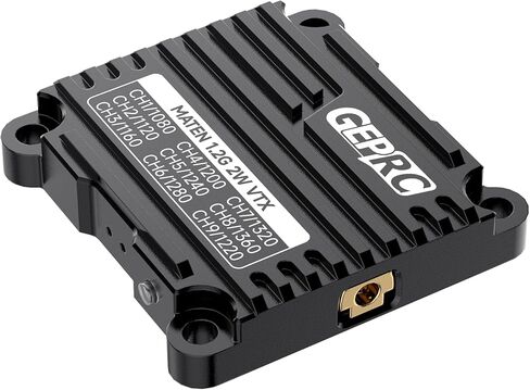 GEPRC MATEN 1.2G VTX for Drones – Adjustable Signal, Aluminum Cooling & Wide Voltage Support in Kuwait