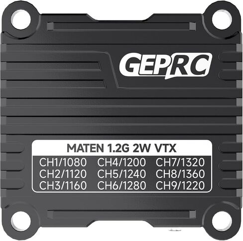 GEPRC MATEN 1.2G VTX for Drones – Adjustable Signal, Aluminum Cooling & Wide Voltage Support in Kuwait