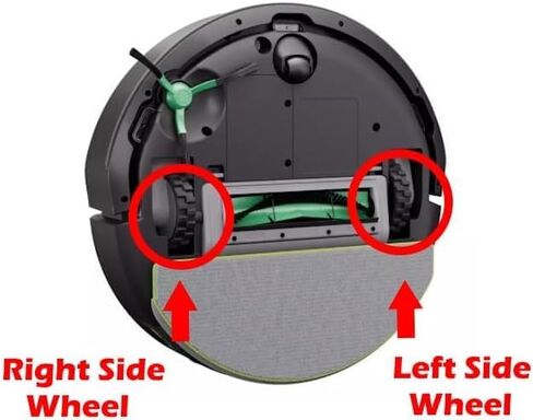 Goodsby Replacement Right Side Wheel Motor Assembly Part for iRobot Roomba 104, 105, 106, 1010, 1020, RCC-Y1, RCC-Y2, RVG-Y1 Essential Series Vac, Combo Mop Robot Vacuum Cleaner in Saudi Arabia