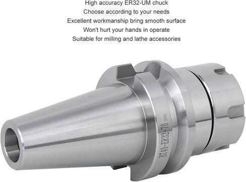 40cr BT40-ER32-70 Toolholder Chuck for Milling Accessories, CNC Milling Tool Holder with Collet in Saudi Arabia