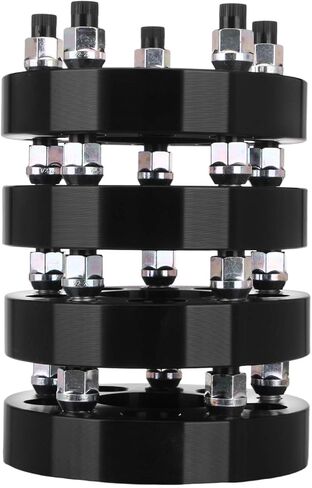 4PK 5x4.5" Wheel Spacers, 71.5mm Centric Hub Bore, 1/2-20 Studs Thread, 1.25" For Jeep Cherokee XJ KJ KK 1984-2013, For Ford Edge 2006-2014, Explorer 1990-2018, Mustang 1994-2014, Ranger 1983-2012 in Saudi Arabia