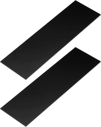 HARFINGTON 10Pcs Knife Handle Liner 6" x 2" x 0.04" G10 Spacer Sheets Handle Liners Material for Knife Scales Slabs Making Supplies Tool, Black in Saudi Arabia