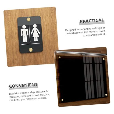 Angoily 30pcs Mirror Decor Screws Wall Decor Mirrors Advertising for Construction in Saudi Arabia