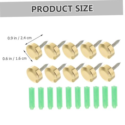 Angoily 30pcs Mirror Decor Screws Wall Decor Mirrors Advertising for Construction in Saudi Arabia