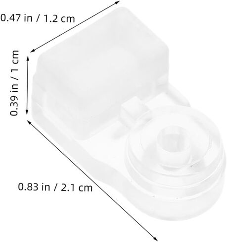 OSALADI 20pcs Effortless Mounting Clamps Wardrobe Fixing Clips Glass Door Holders for Furniture and Cabinets in Saudi Arabia