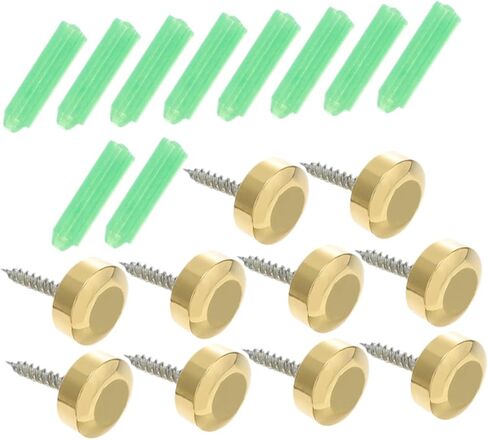 DOITOOL 20pcs Mirror Screw Advertising Standoff Screws Nails Fasteners Wall Decor in Saudi Arabia