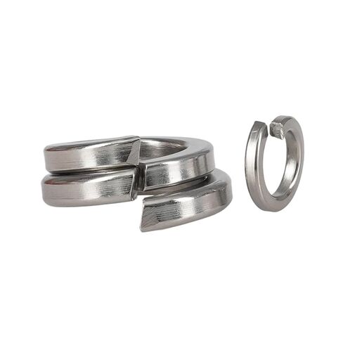304 Stainless Steel Spring Split Lock Washer Elastic Gasket M1.6 M2 M2.5 M3 M4 M5 M6 M8 M10 M12 M14 M16 M18 M20 M22 M24 M27 M30(M2 (500Pcs)) in Saudi Arabia