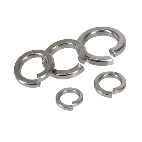 304 Stainless Steel Spring Split Lock Washer Elastic Gasket M1.6 M2 M2.5 M3 M4 M5 M6 M8 M10 M12 M14 M16 M18 M20 M22 M24 M27 M30(M2 (500Pcs)) in Saudi Arabia