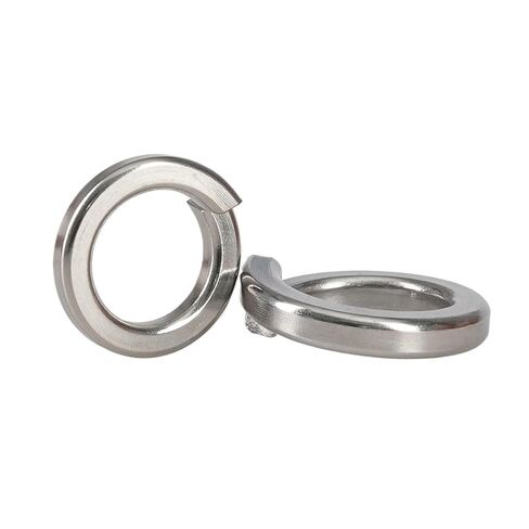 304 Stainless Steel Spring Split Lock Washer Elastic Gasket M1.6 M2 M2.5 M3 M4 M5 M6 M8 M10 M12 M14 M16 M18 M20 M22 M24 M27 M30(M2 (500Pcs)) in Saudi Arabia