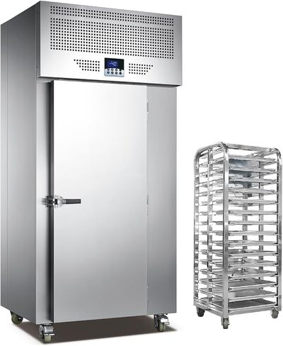 Kolice Commercial 32L Countertop Shock Freezing Blast Chiller & Freezer, Chest Freezer, Blast Freezer, Freezer Cabinets for ice cream, pastry, seafood, desserts, meat-Lowest Temperature -35C(-31°F) in Saudi Arabia