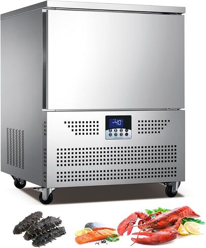 Kolice Commercial 32L Countertop Shock Freezing Blast Chiller & Freezer, Chest Freezer, Blast Freezer, Freezer Cabinets for ice cream, pastry, seafood, desserts, meat-Lowest Temperature -35C(-31°F) in Saudi Arabia