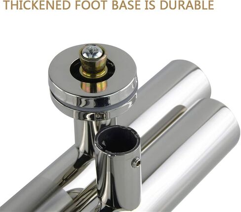 Gate Hardware Commercial Heavy Duty Stainless Steel Round Tube Office Glass Door Push-Pull Handle/Home Sliding Wooden Door Barn Door Handle, 6 Sizes/60X40Cm,80X50Cm in Saudi Arabia