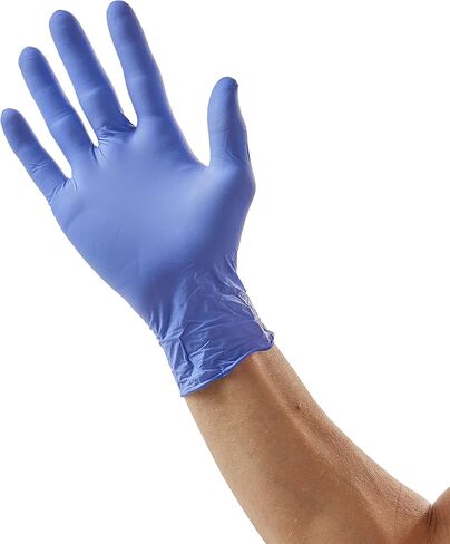 CARDINAL HEALTH™ Flexal Nitrile Exam Gloves Cornflower Blue, Medium, Box of 200 in Saudi Arabia