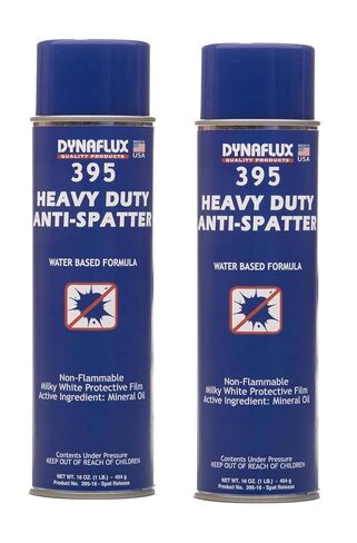 Dynaflux 395-16 Spat Release Silicone-Free Mineral Emulsion Anti-Spatter and Release Agent (16 oz, 2-Pack) | Non-Flammable, Paint-Compatible, Safe for Stainless Steel in Kuwait