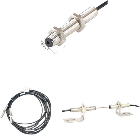 1Pair M8-M18 Switch Sensor Beam Switch Sensor High Precision Infrared Sensor(M12 PNP NC) in Saudi Arabia