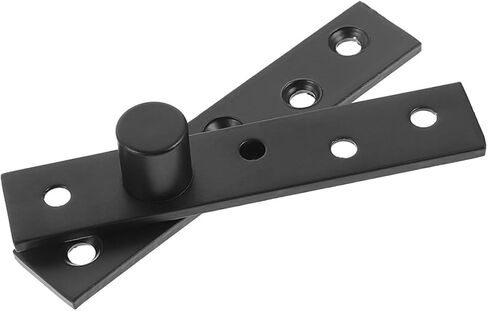 Mobestech 360 Degree Heavy Duty Rotating Door Pivot Hinge Black Concealed Offset Cabinet Hinge for Industrial and Shed Doors in Saudi Arabia