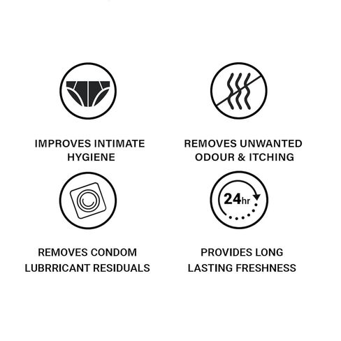 مجموعة العناية الحميمة من سكين إليمنتس - غسول ومناديل مبللة للمنطقة الحميمة للعناية الكاملة بالمنطقة الحميمة in Kuwait