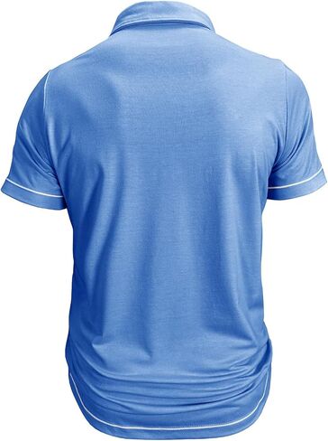 Men's Henley Shirts Short Sleeve Classic Button Basic Stylish Tops Summer Lightweight Casual Tee Shirts with Pockets in Saudi Arabia