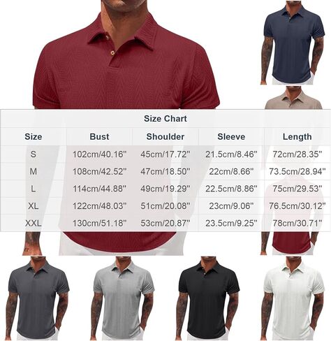 Casual Henley Shirts for Men Fashion Textured Short Sleeve Tops Summer Buttons V Neck T Shirt Solid Basic Golf Blouse in Saudi Arabia