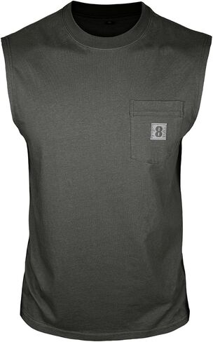 Men's Casual Solid Tank Tops Muscle Athletic Gym Tanks Plain Workout Tank Tops Cap Sleeves Work T-Shirts Blouse in Saudi Arabia