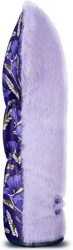 Purple Golf Driver Head Cover Front Plush Back Leather Printing Jacaranda Driver Headcover for Women Lady in Saudi Arabia