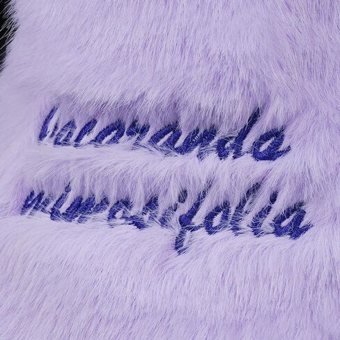 Purple Golf Driver Head Cover Front Plush Back Leather Printing Jacaranda Driver Headcover for Women Lady in Saudi Arabia