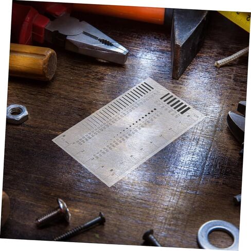 ERINGOGO High Precision Scratch Ruler Transparent Defect Measuring Tool for Line and Surface Flaw Detection User Friendly Design for Versatile Measurement Applications in Saudi Arabia